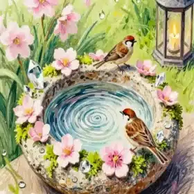 Cute Birds Paint By Numbers