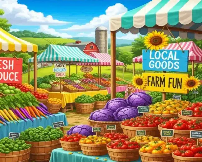 local goods paint by number Local Goods Paint By Numbers