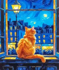 Lonely Cat Paint By Numbers