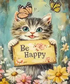 Be Happy Paint By Numbers