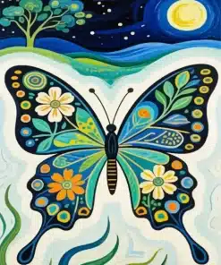 Butterfly Art Paint By Numbers
