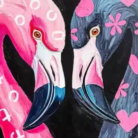 Flamingo Couple Paint By Numbers