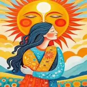 Lady Of The Sun Paint By Numbers
