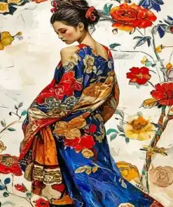 Asian Cat Paint By Numbers