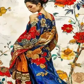 Asian Cat Paint By Numbers