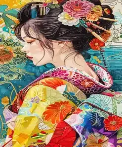 Classy Asian Woman Paint By Numbers