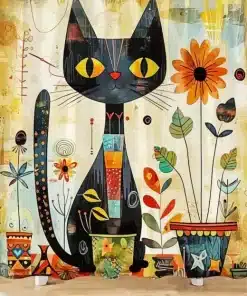 Black Cat Paint By Numbers