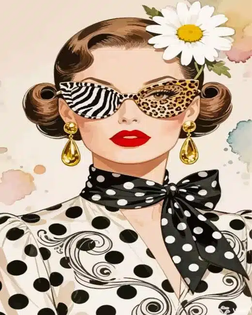 Classy Lady Paint By Numbers