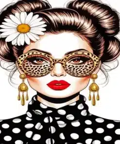 Cool Lady Paint By Numbers