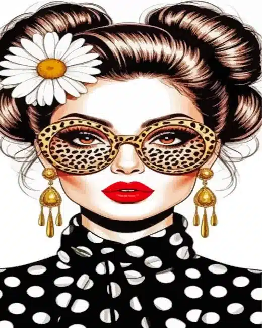 cool lady paint by numbers Cool Lady Paint By Numbers