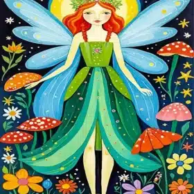 Fairy Girl Art Paint By Numbers