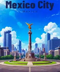 Mexico City Paint By Numbers
