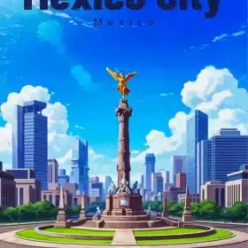 Mexico City Paint By Numbers 