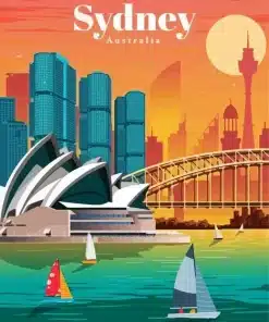 Sydney Australia Paint By Numbers