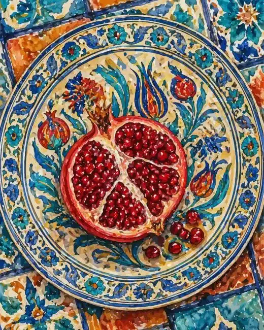 Pomegranate Paint By Numbers
