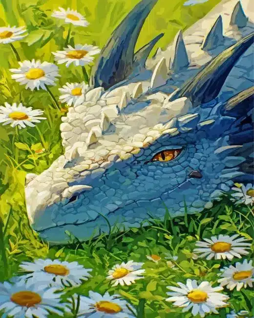 Dragon Head Paint By Numbers