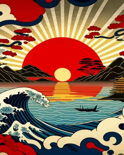 Japanese Pop Art Paint By Numbers