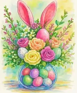 Easter Bouquet Paint By Numbers