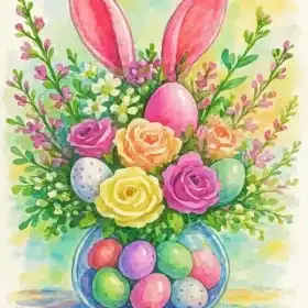 Easter Bouquet Paint By Numbers 