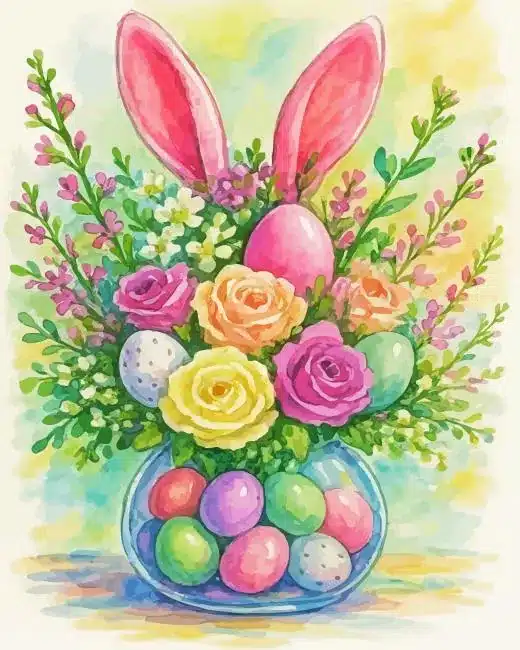 Easter Bouquet Paint By Numbers