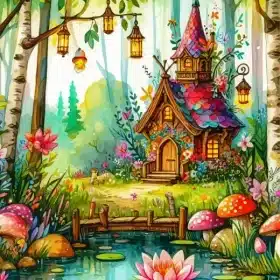 Fairy House Paint By Numbers 