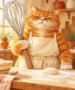 Orange Tabby Cat Paint By Numbers