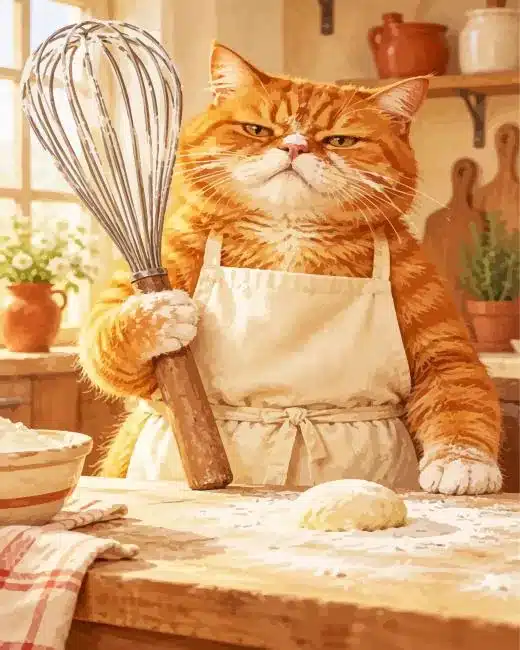 Orange Tabby Cat Paint By Numbers