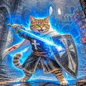 Warrior Cat Paint By Numbers 